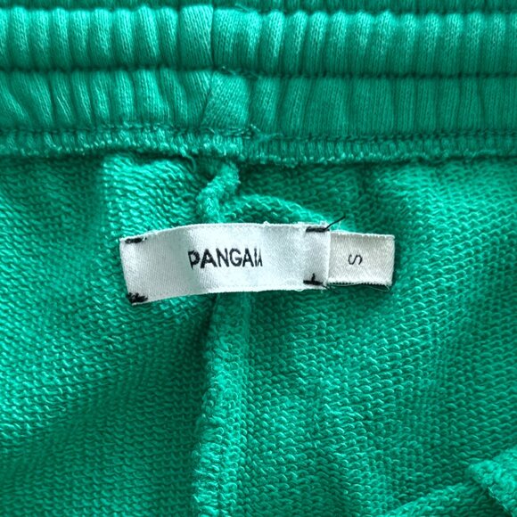 PANGAIA - Green Sweat Shorts - Picture 2 of 3